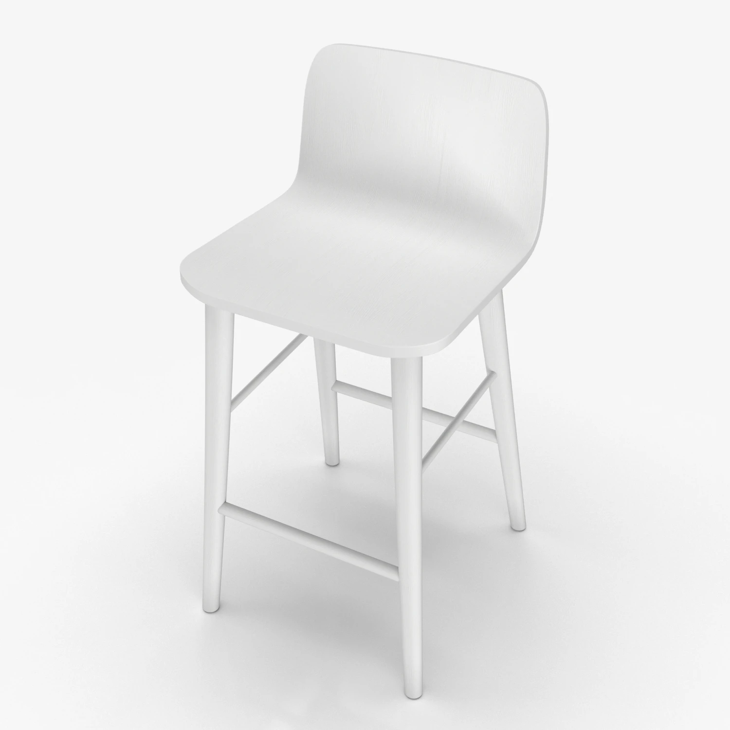 Lovell Counter Stool PBR 3D Model_06